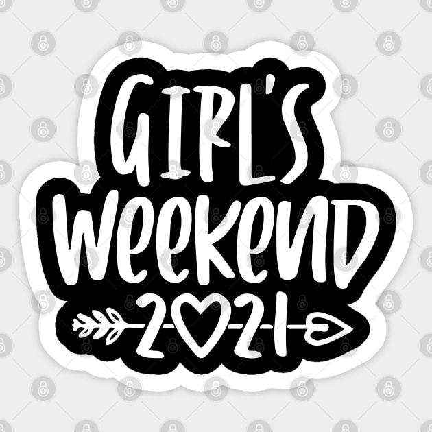 Girls Weekend 2021 Vacation Sticker by ZimBom Designer